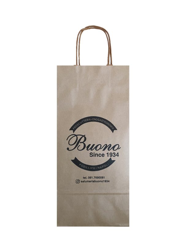 Porta Bottieglie Personalizzato stampa nera