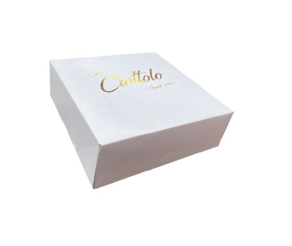 Scatola Francese Pasticceria Portatorte Personalizzato 2 stampa a caldo