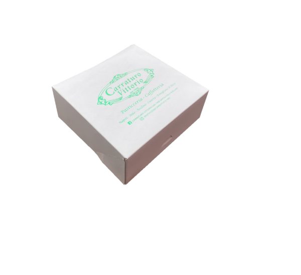 Scatola Francese Pasticceria Portatorte Personalizzato stampa a caldo